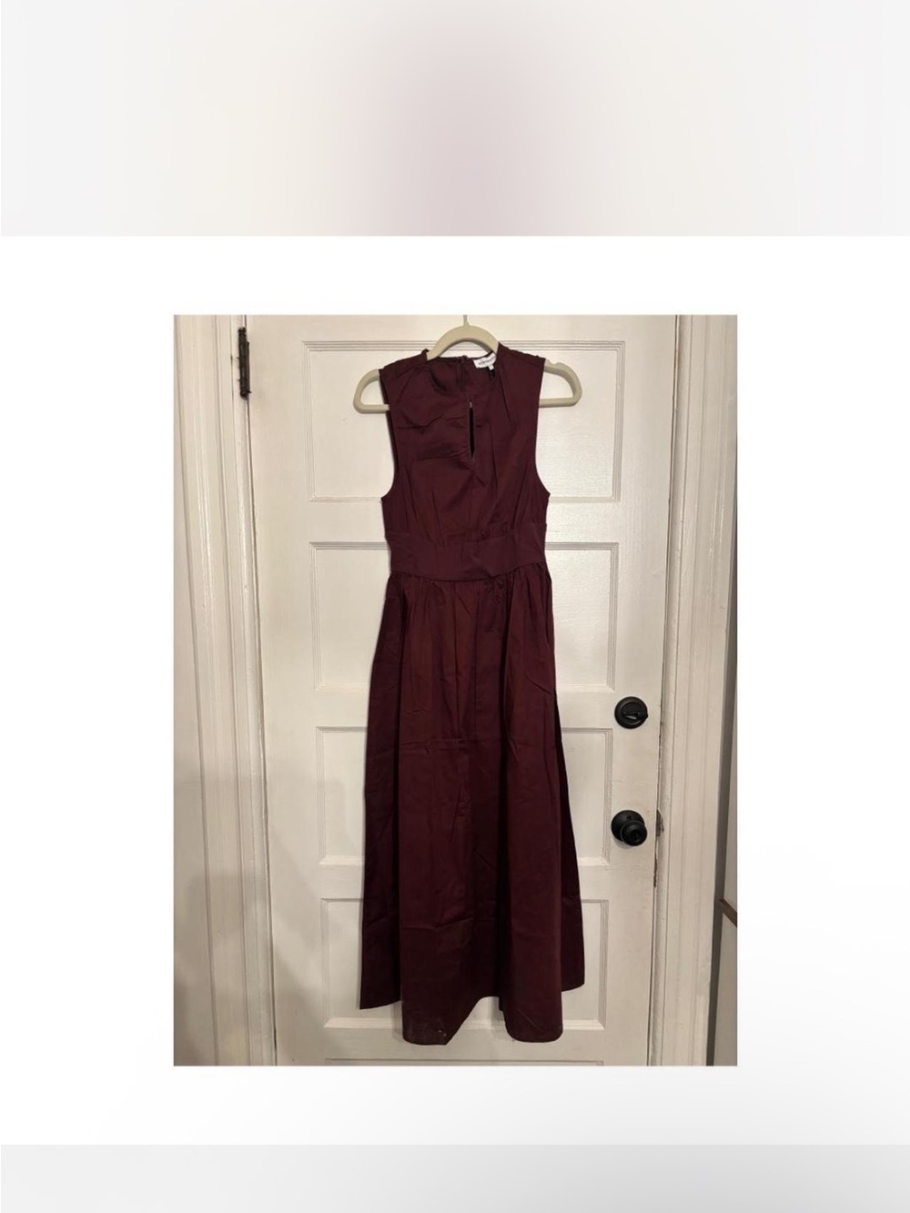 WeWoreWhat Sleeveless Maroon Maxi Dress